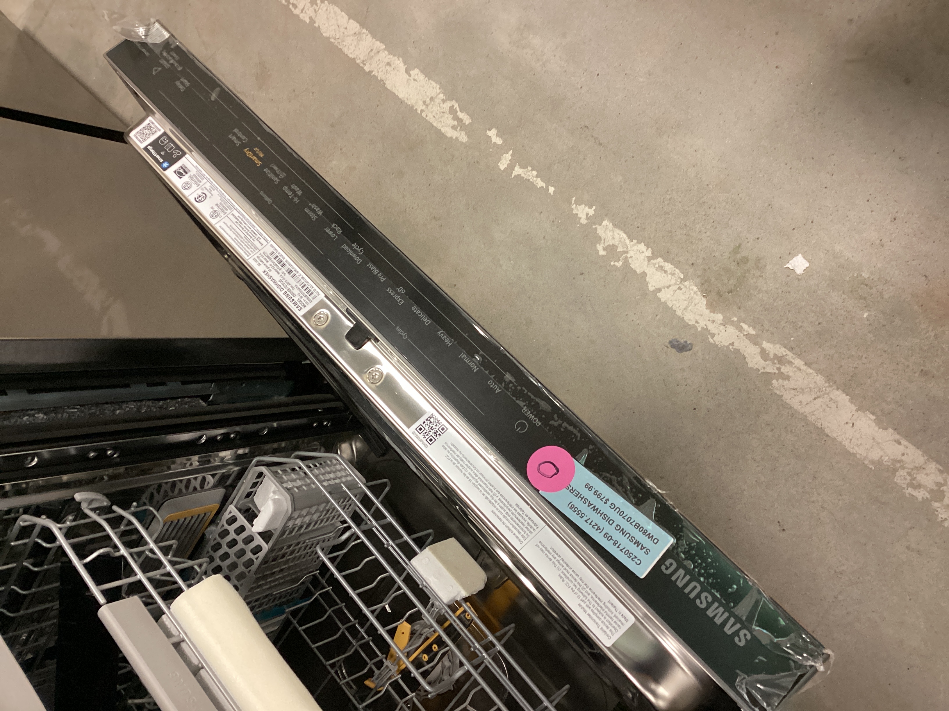 SAMSUNG DW80B7070UG - Top Control Dishwasher at Doraville Store