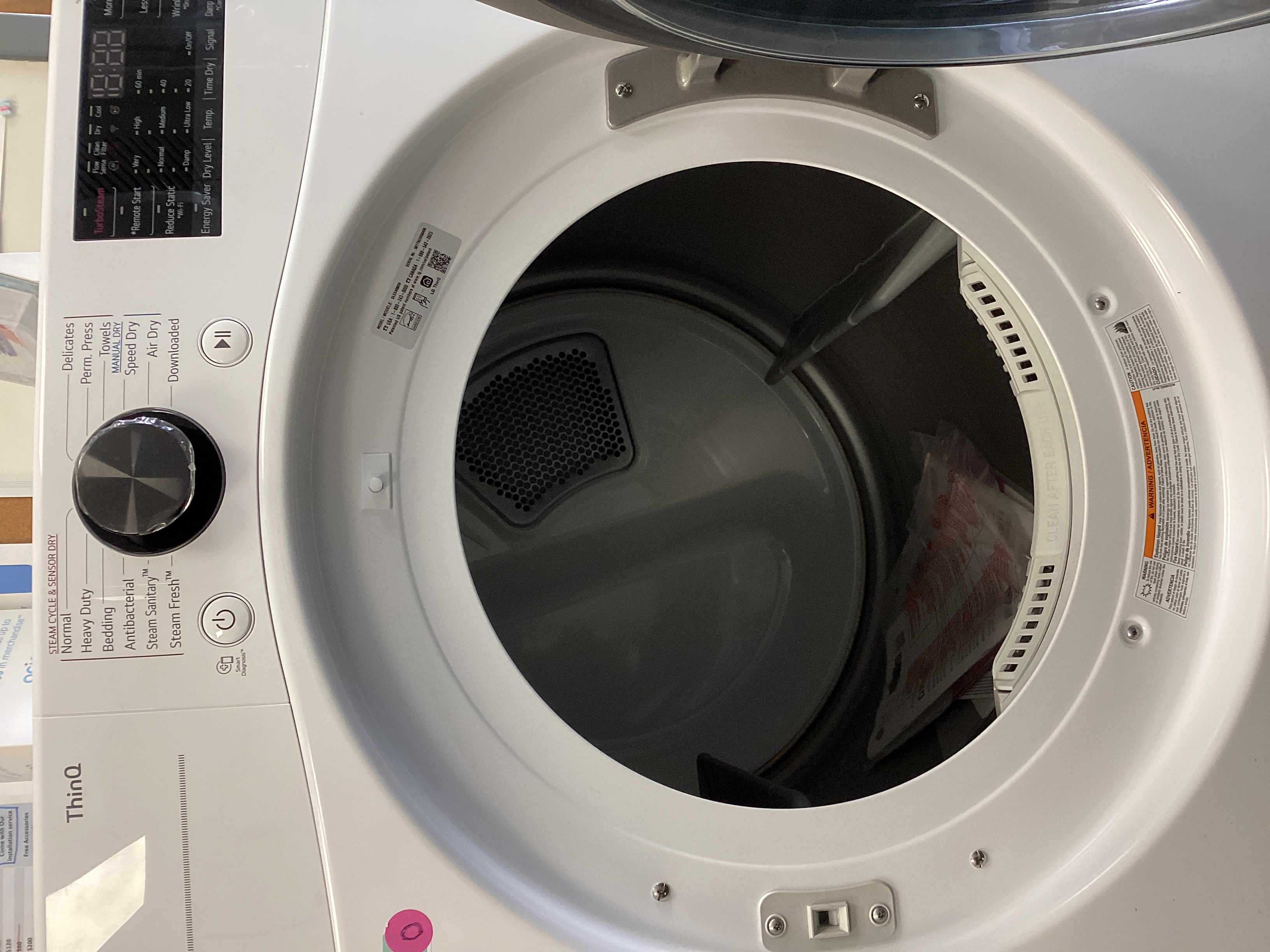 LG DLEX4080W - Electric Dryer at Doraville Store