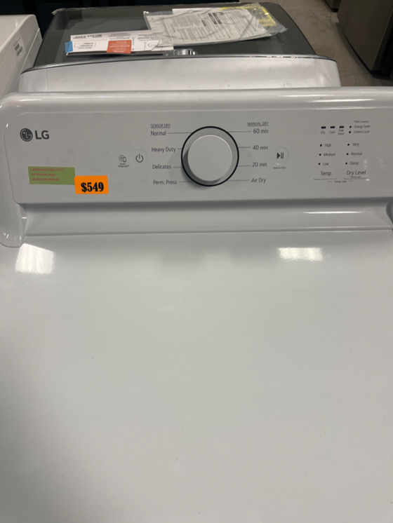 LG DLE6100W - Electric Dryer at Doraville Store