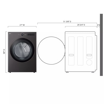 LG DLEX6500B - Electric Dryer at Doraville Store