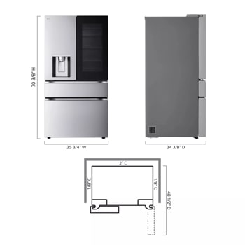 LG LF29S8250S - French Door Refrigerator at Doraville Store
