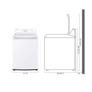 LG WT6105CW - Top Load Washer at Doraville Store